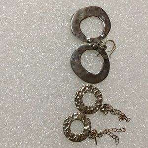 Silver earrings #282